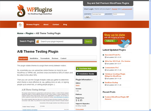 Plugin para WordPress para testing web